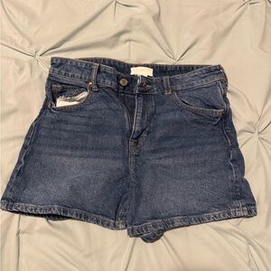 H&M Dark Blue Jean Shorts